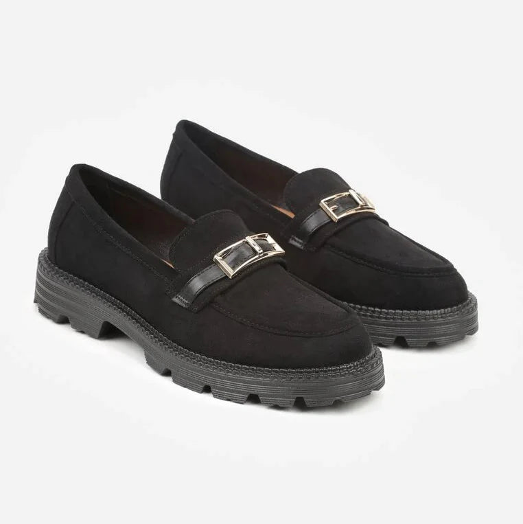 Mocassins à boucle - Marron - taille 41 - vue 12