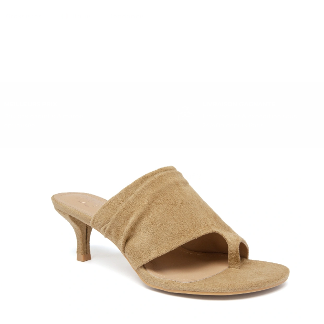 Sandale à talon au design épuré et élégant - Taupe - taille 39 - vue 16