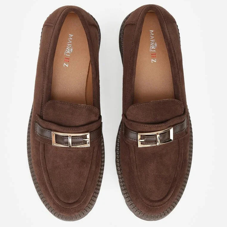 Mocassins à boucle - Beige - taille 37 - vue 14