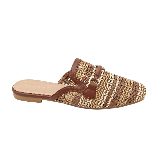 Babouche tressés avec fermoir décoratif, - Beige - taille 40 - vue 11