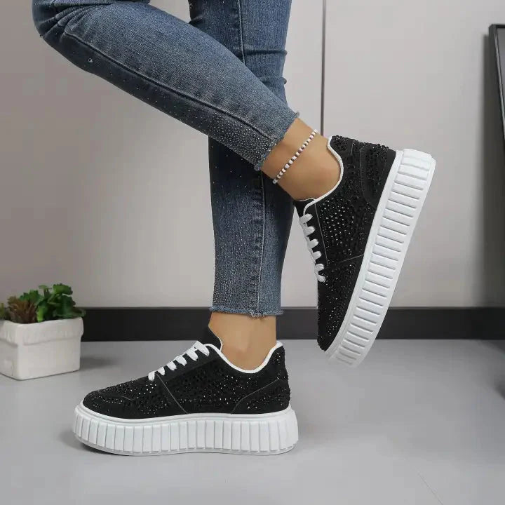 Baskets avec des stresses - Noir - taille 39 - vue 4
