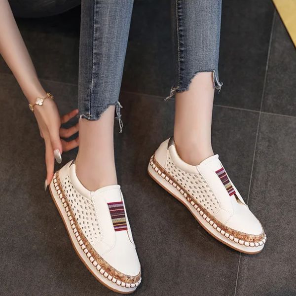 Chaussures-Confortable-à-lacets-élastiques-Overdope-