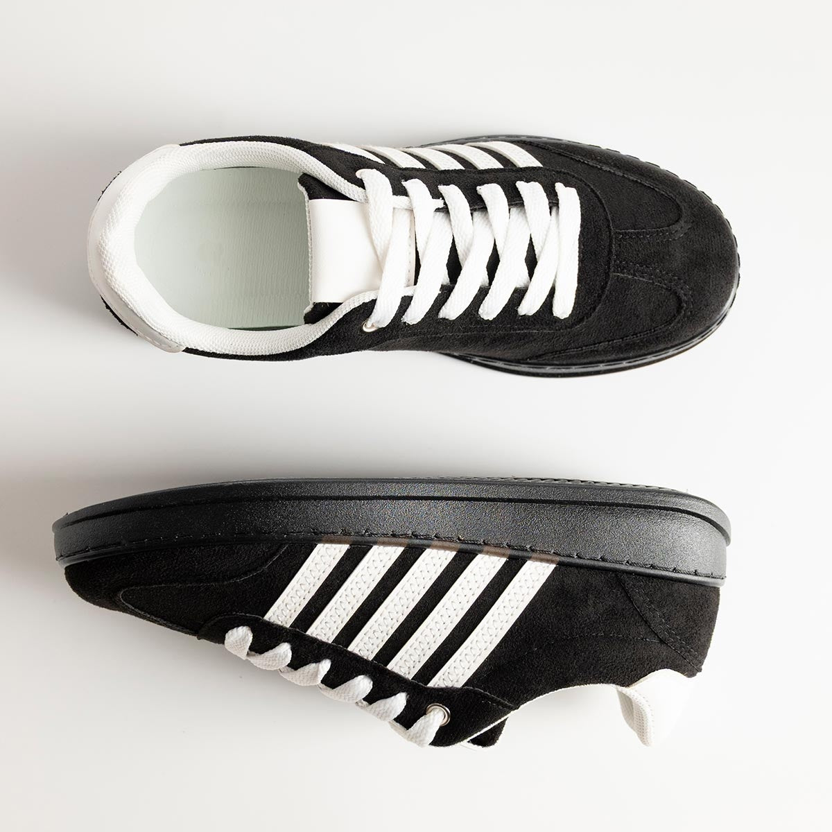 Baskets Rétro "Street-Chic" - Noir - taille 39 - vue 4