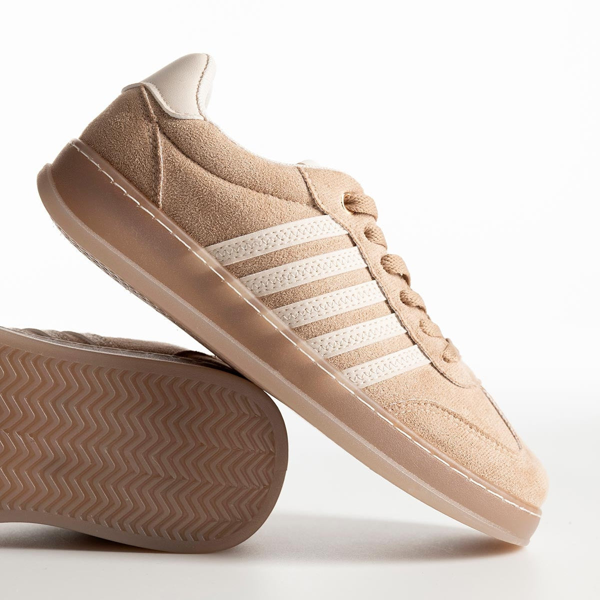 Baskets Rétro "Street-Chic" - Kaki - taille 41 - vue 18