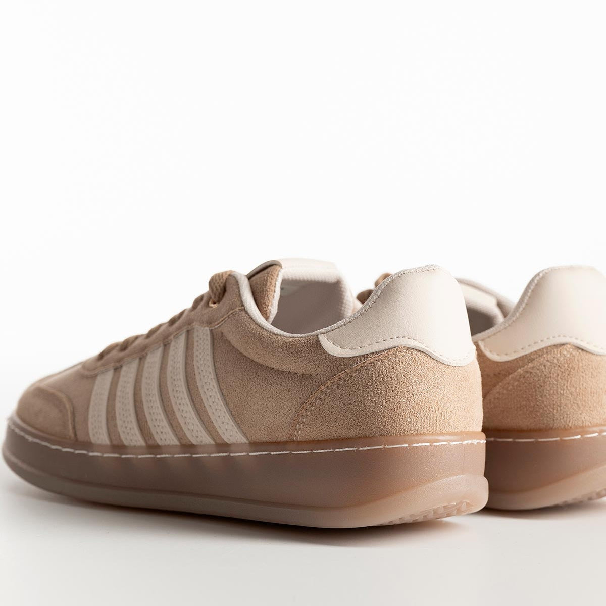 Baskets Rétro "Street-Chic" - Beige - taille 36 - vue 19