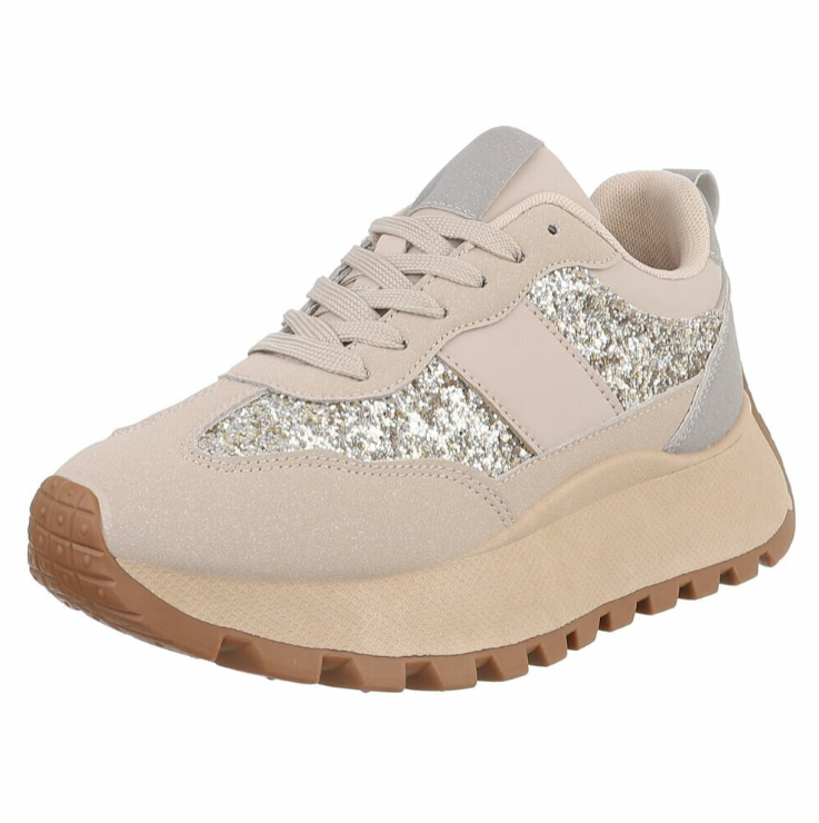 Baskets Compensées - Beige - taille 38 - vue 9