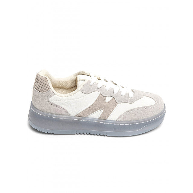 Baske avec une semelle transparente - Beige - taille 38 - vue 9