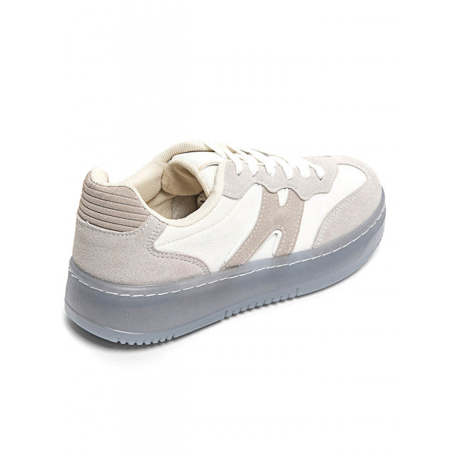 Baske avec une semelle transparente - Beige - taille 39 - vue 10