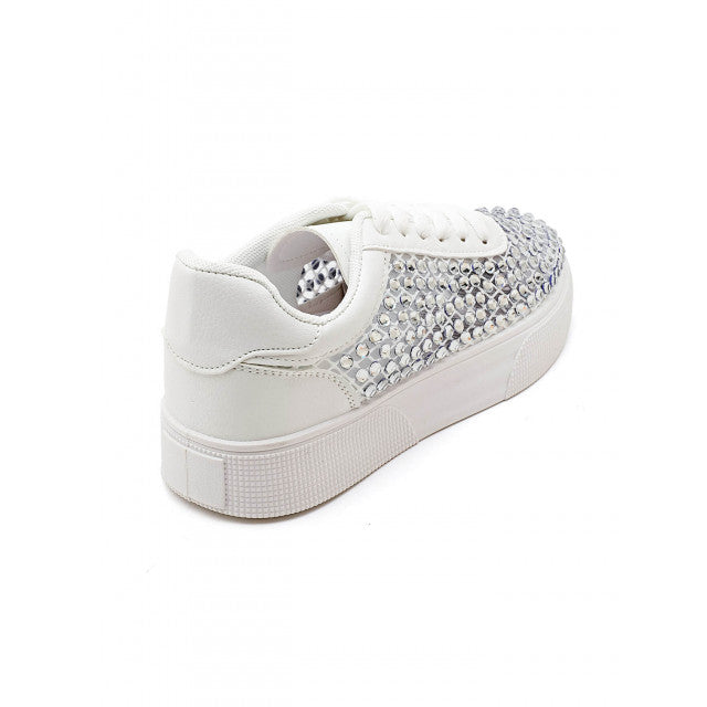 Baskets Plateformes à Cristaux – Éclat - Beige - taille 40 - vue 11
