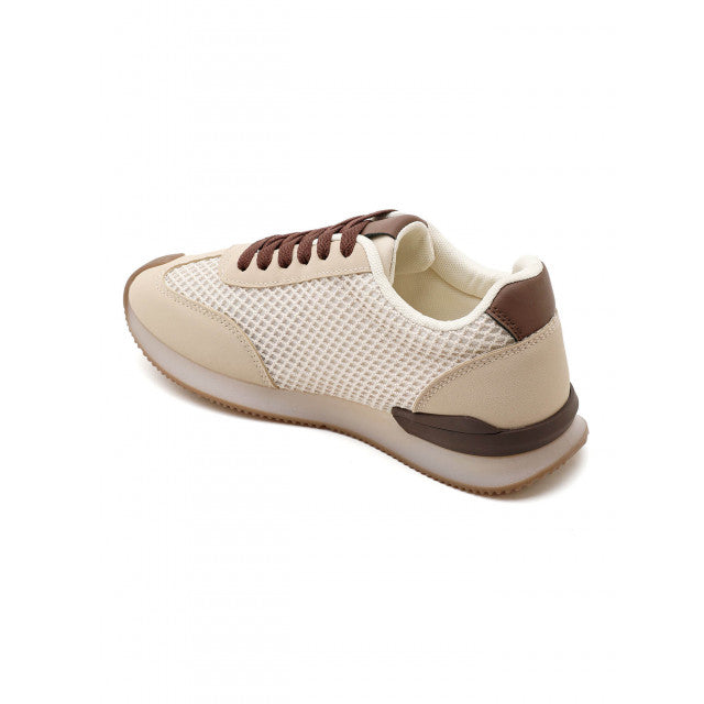 Baskets Avec Nœud Et Semelle Bicolore - Marron - taille 36 - vue 7