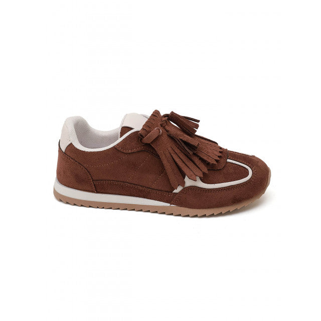Sneakers en Daim - Camel - taille 37 - vue 14