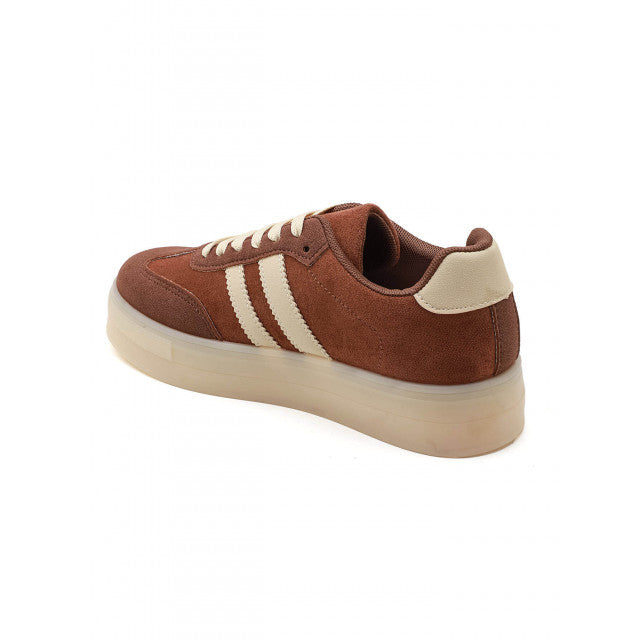 Baskets Plateformes Style Rétro - Camel - taille 38 - vue 15