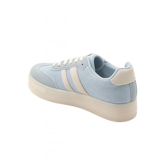 Baskets Plateformes Style Rétro - Bleu - taille 36 - vue 19
