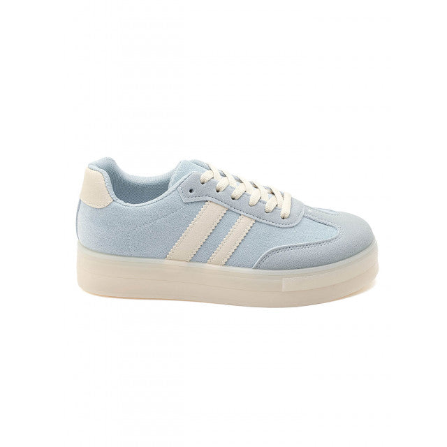 Baskets Plateformes Style Rétro - Bleu - taille 37 - vue 20
