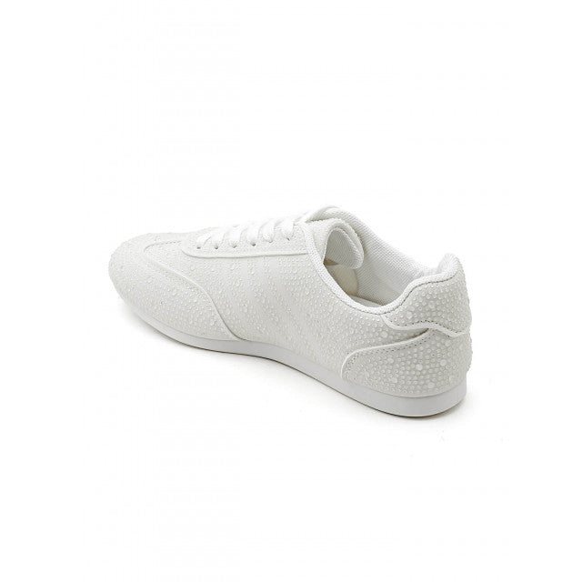 Baskets Élégance Texturée - Blanc - taille 37 - vue 14