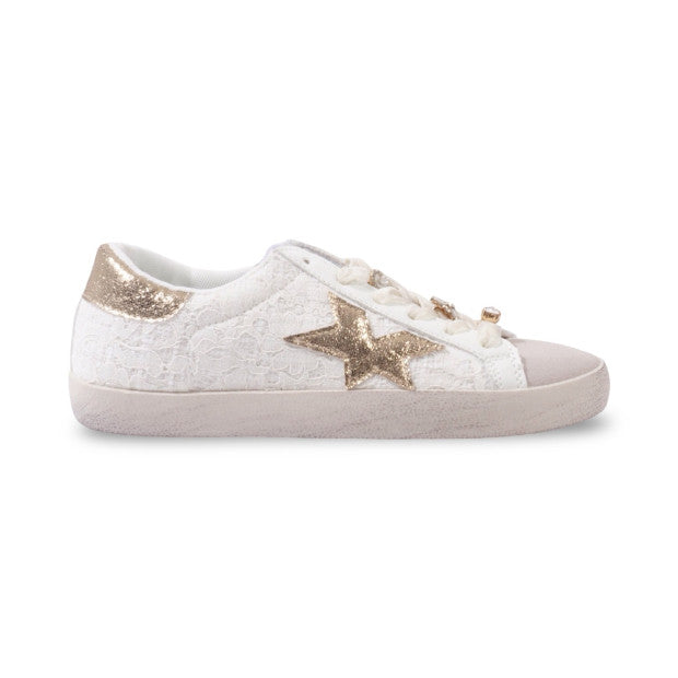 Baskets lacets ruban strassés - Noir - taille 39 - vue 4