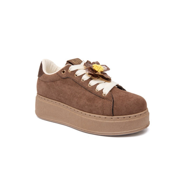Baskets avec détails décoratifs - Taupe - taille 40 - vue 11