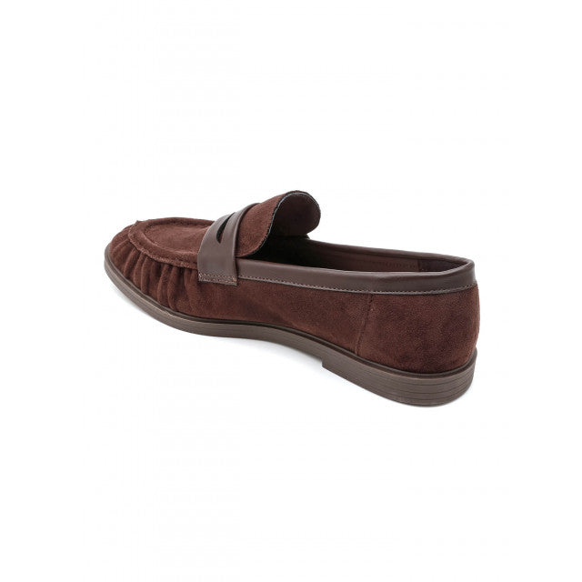 Mocassins Penny en Daim - Marron - taille 37 - vue 14