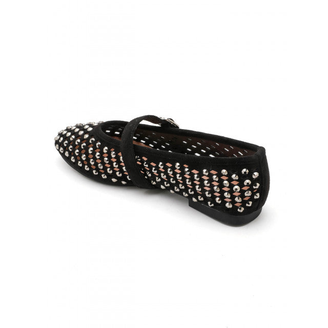 Ballerines à Studs Argentés - Marron - taille 38 - vue 15