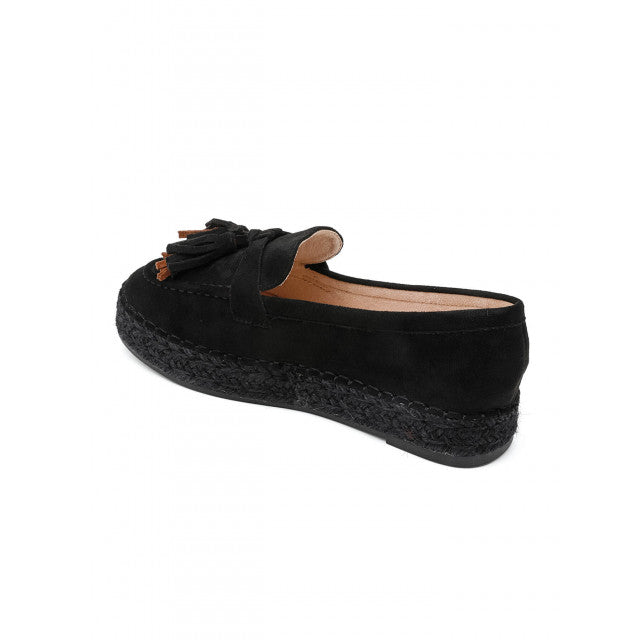 Mocassins Espadrilles à Glands - Noir - taille 38 - vue 3