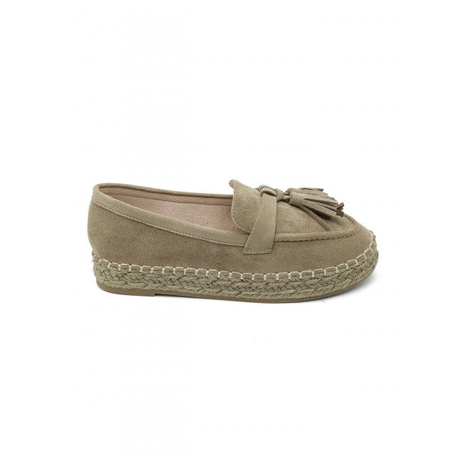 Mocassins Espadrilles à Glands - Camel - taille 37 - vue 14