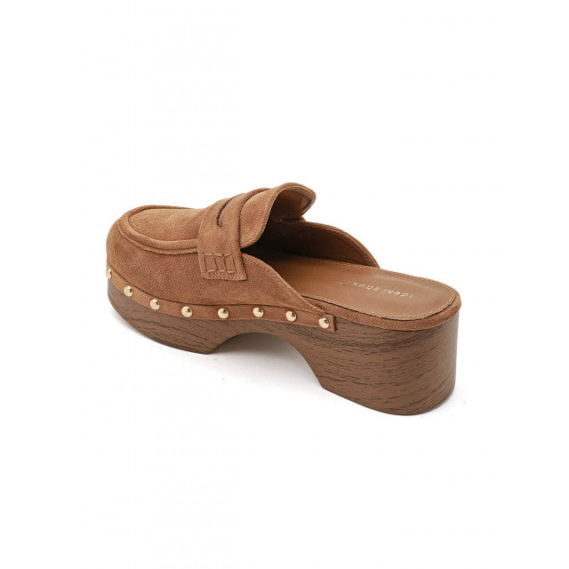 Sabots Plateformes "Ideal Shoes" – Style Rétro-Chic - Camel - taille 36 - vue 13
