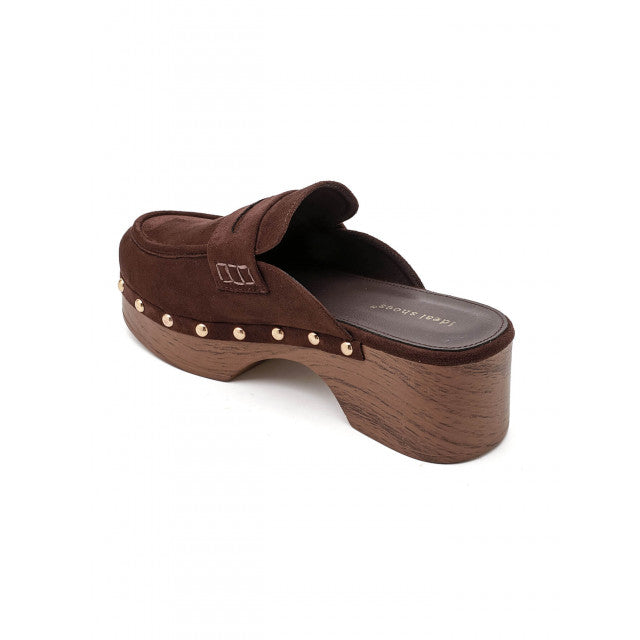 Sabots Plateformes "Ideal Shoes" – Style Rétro-Chic - Camel - taille 40 - vue 17