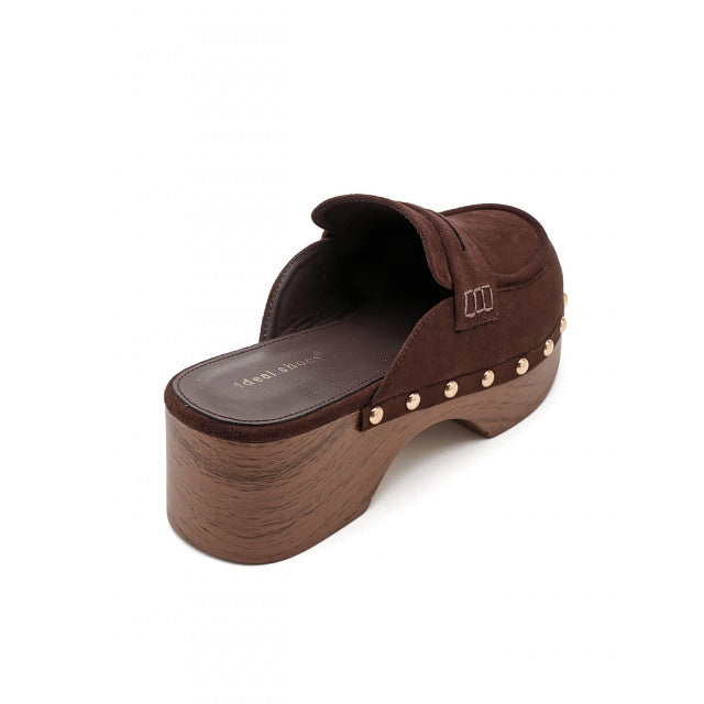 Sabots Plateformes "Ideal Shoes" – Style Rétro-Chic - Camel - taille 41 - vue 18