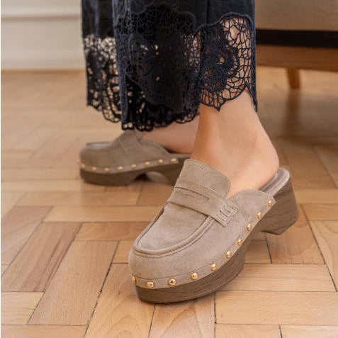 Sabots Plateformes "Ideal Shoes" – Style Rétro-Chic - Noir - taille 36 - vue 1