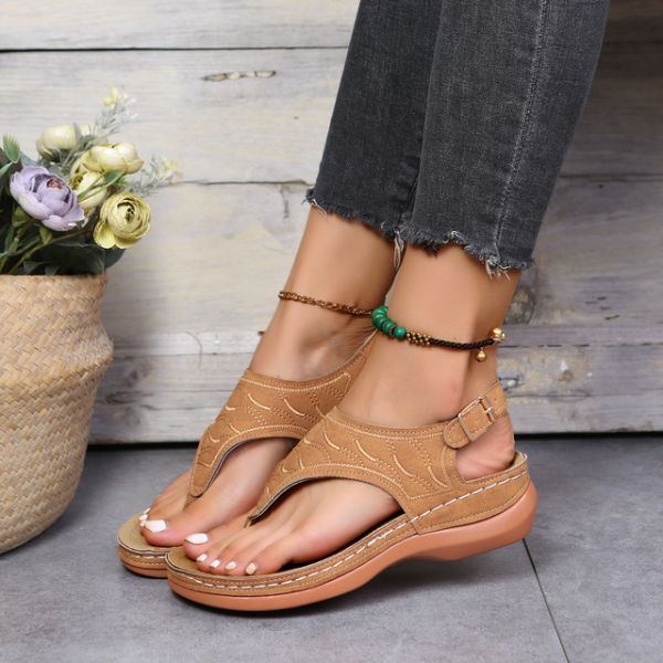 Sandales confortable à Semelle Compensées - overdope