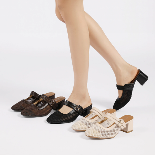 Babouches Confort et classe - Noir - taille 41 - vue 6