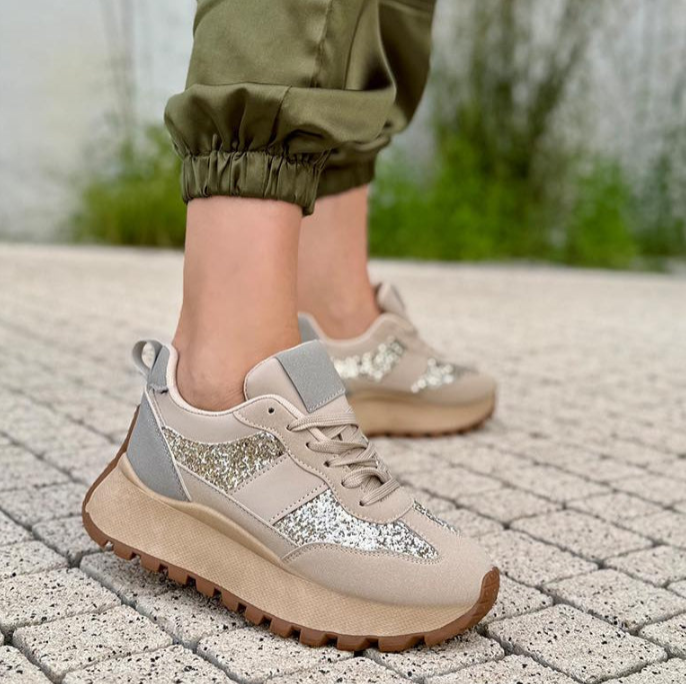 Baskets Compensées - Beige - taille 39 - vue 10