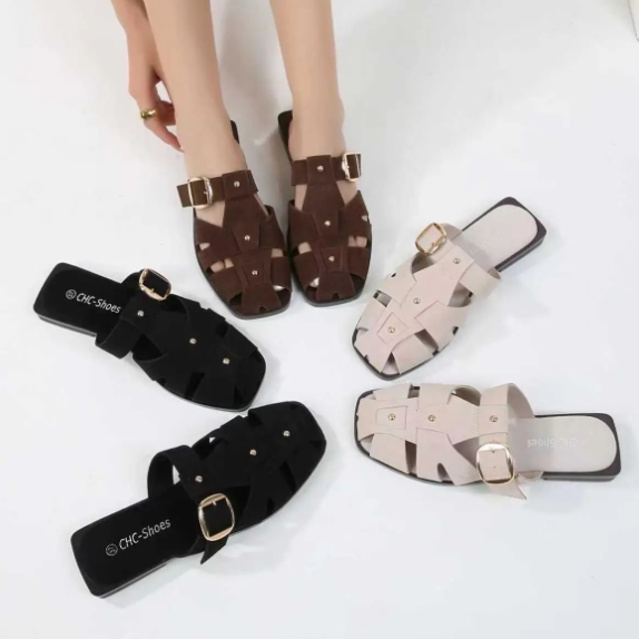 Mule confortable en daim - Noir - taille 41 - vue 6