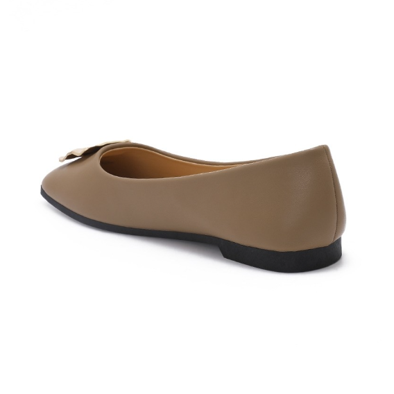Ballerines à détail métallique - Kaki - taille 38 - vue 9
