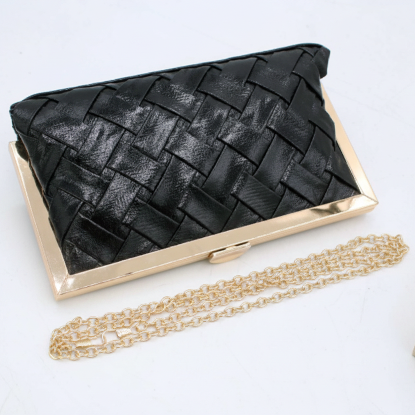 Pochette de Soirée Tressée - Or - taille 41