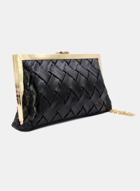 Pochette de Soirée Tressée - Or - taille 41