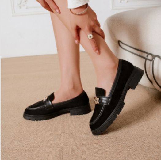 Chaussures à semelle épaisse - Noir - taille 36 - vue 1