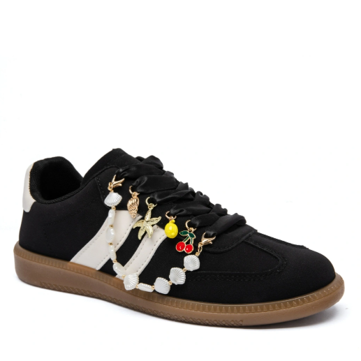 Basket avec bijoux - Marron - taille 41 - vue 18