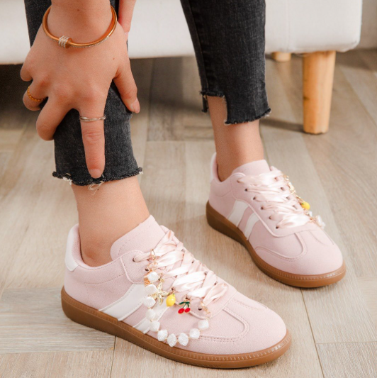 Basket avec bijoux - Beige - taille 40 - vue 11