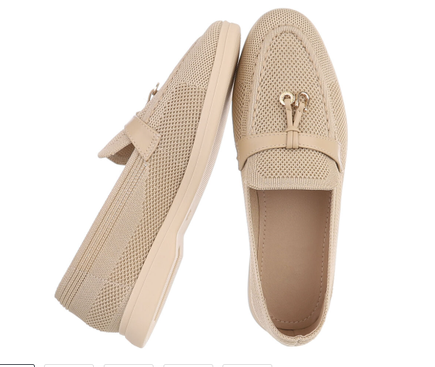Mocassin à enfiler - Kaki - taille 41 - vue 12