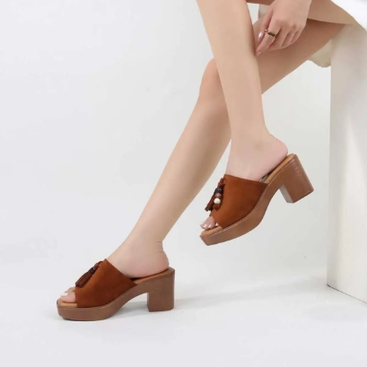 Sandales à talons - Noir - taille 41 - vue 6