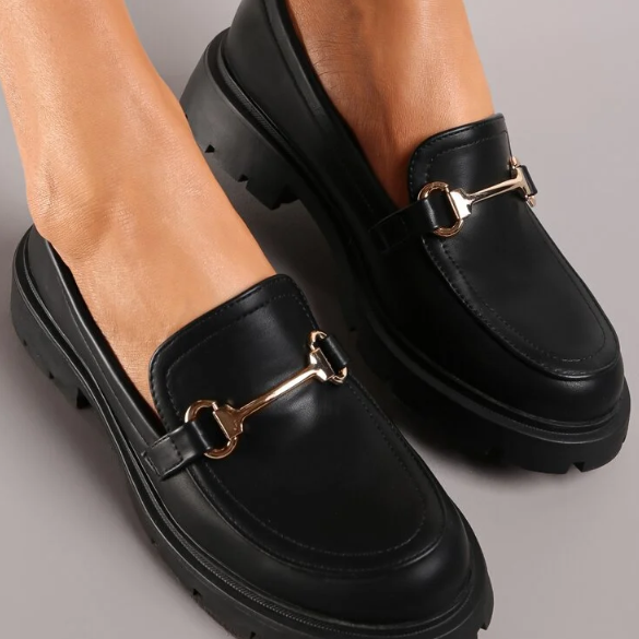 Mocassins à semelle épaisse - Noir - taille 38 - vue 3