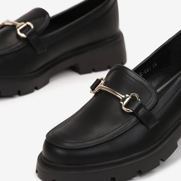 Mocassins à semelle épaisse - Noir - taille 39 - vue 4