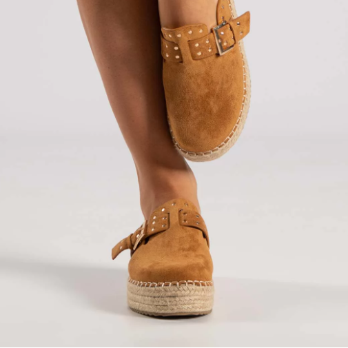 Sabots en daim - Camel - taille 36 - vue 7