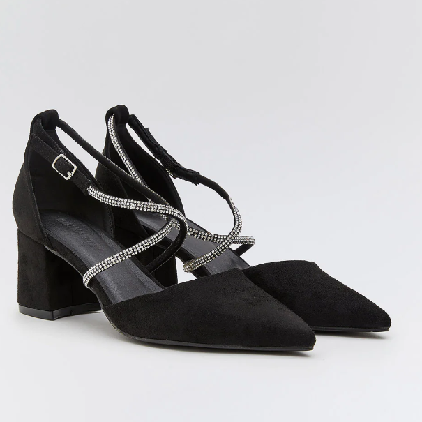 Escarpin avec des talons épais - Noir - taille 27 - vue 2
