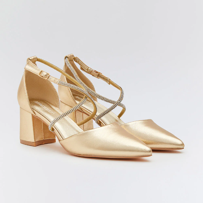 Escarpin avec des talons épais - Noir - taille 40 - vue 5