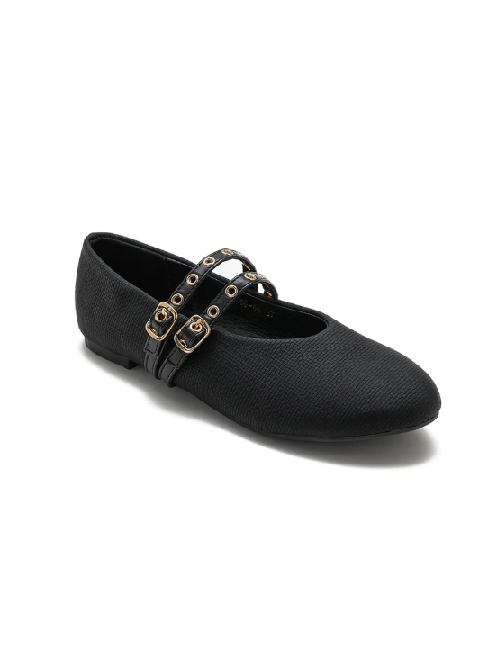 Ballerine à bride avec petites boucles - Camel - taille 39 - vue 10