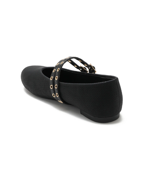 Ballerine à bride avec petites boucles - Camel - taille 41 - vue 12