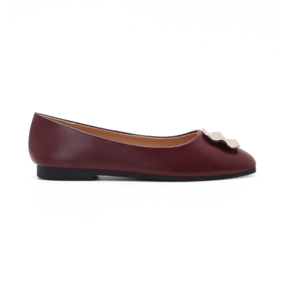 Ballerines à détail métallique - Camel - taille 38 - vue 15