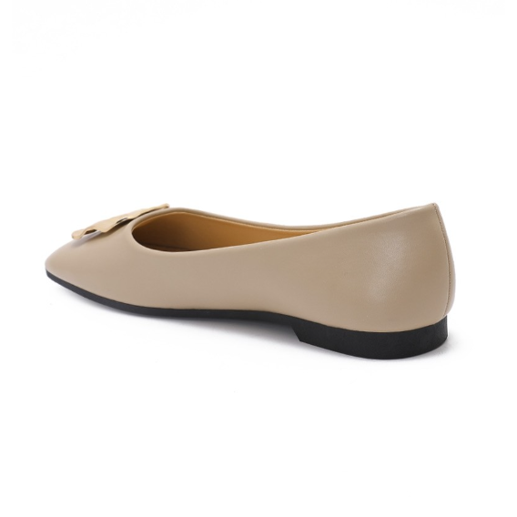 Ballerines à détail métallique - Kaki - taille 39 - vue 10